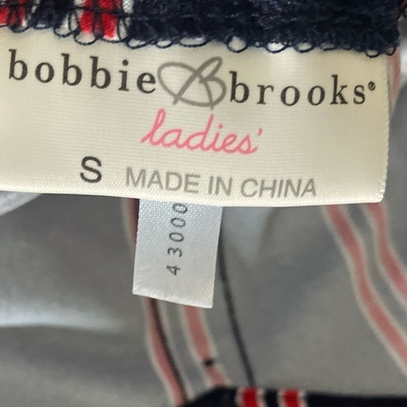 Bobbie Brooks Ladies Small Strappy Striped Jumpsuit Pants - Picture 5 of 6